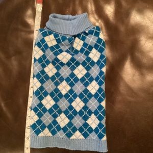 Bundle 2 for $10 - dog blue plaid sweater